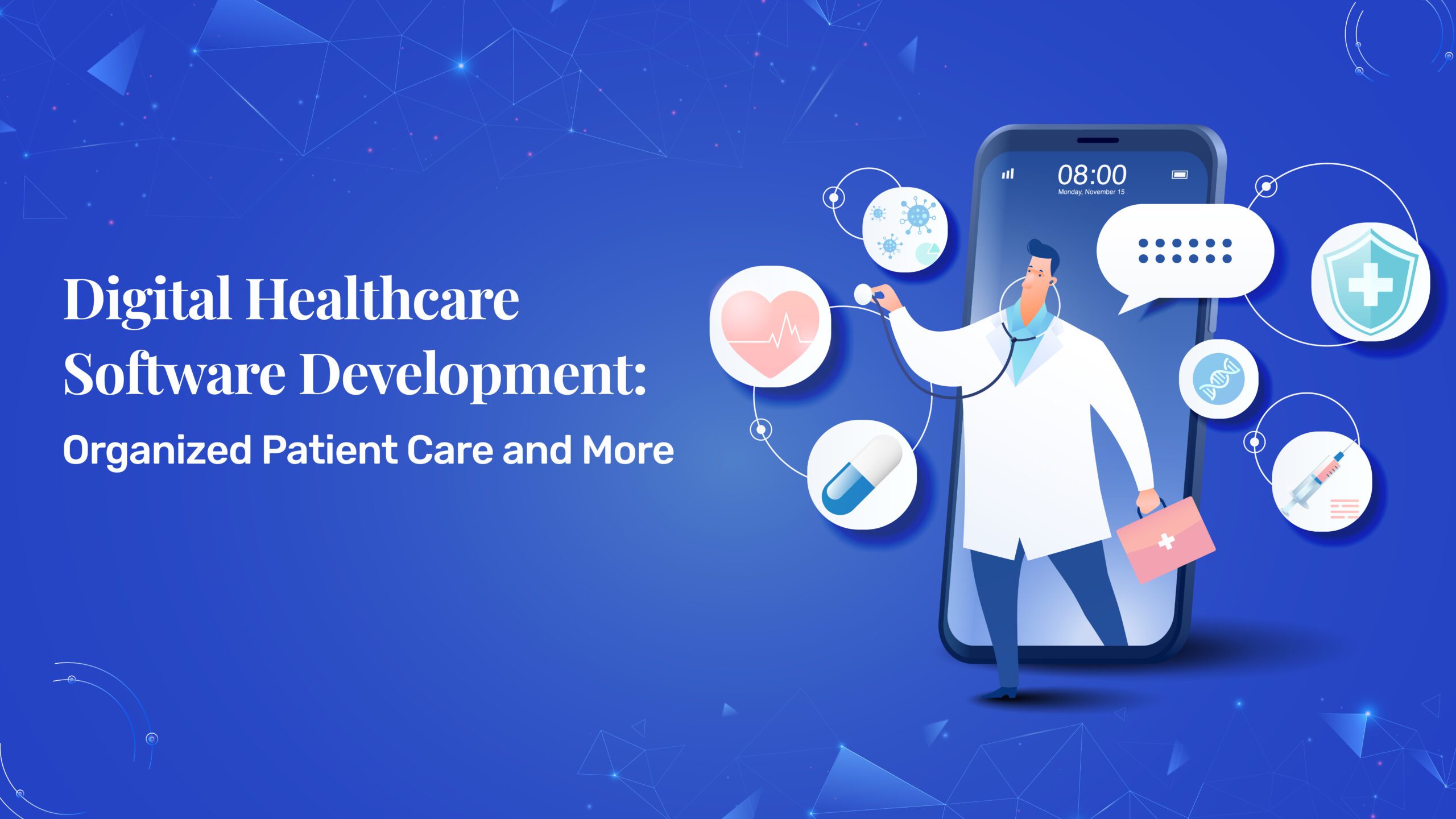 Digital Healthcare Software Development: Organized Patient Care and More