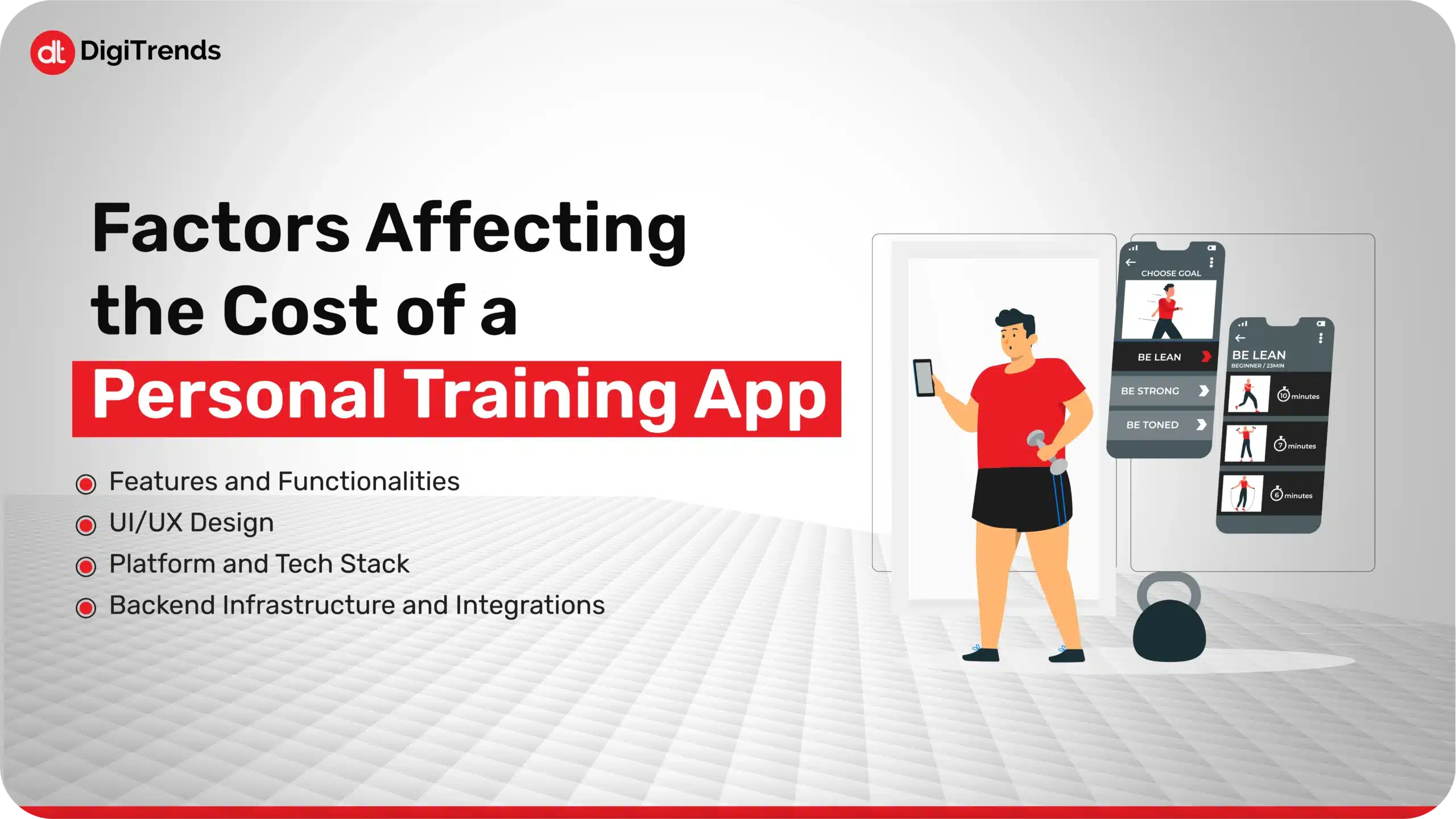 Factors Affecting the Cost of a Personal Training App